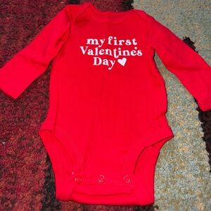 Carter's Red Valentine's Day Bodysuit